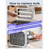 YISSVIC Replacement Bulb T8F10W BL 10W for Bug Zapper Outdoor