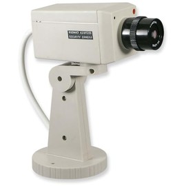 Kamera Bewegungsmelder Attrappe Schwenkfunktion LED Batteriebetrieb McEye SKA-98