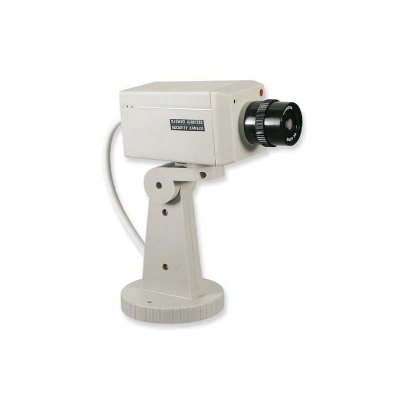 Kamera Bewegungsmelder Attrappe Schwenkfunktion LED Batteriebetrieb McEye SKA-98
