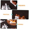 Mikinona 4pcs Ceramic Chopstick Rest Cartoon Holders for Utensils Elegant