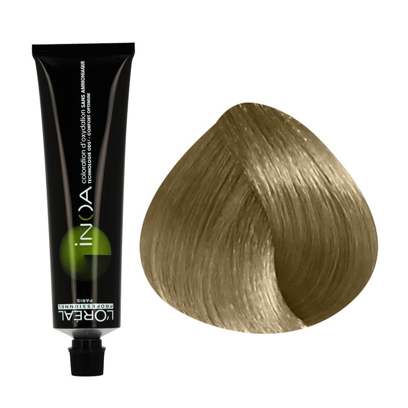 L 'Oréal INOA Oxidative Dye Ammonia 8.3 Light Blond – Gold Tonic, 60 ml