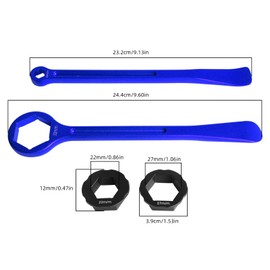 PRO CAKEN 10MM/0.39'' 12MM/0.47'' 22MM/0.87'' 27MM/1.06'' 32MM/1.26'' Universal Motorcycle Tire Iron Set Combo Levers Set Tire Repair Tool For Japanese Bike CRF CR KXF KX YZ RM RMZ 125 250 450