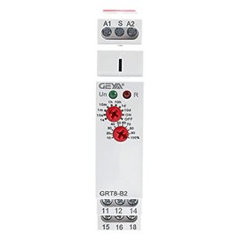 GEYA GRT8-B Delay Off Single Function Time Relay Electronic 2 Outputs 16A AC230V GRT8-B2 A230