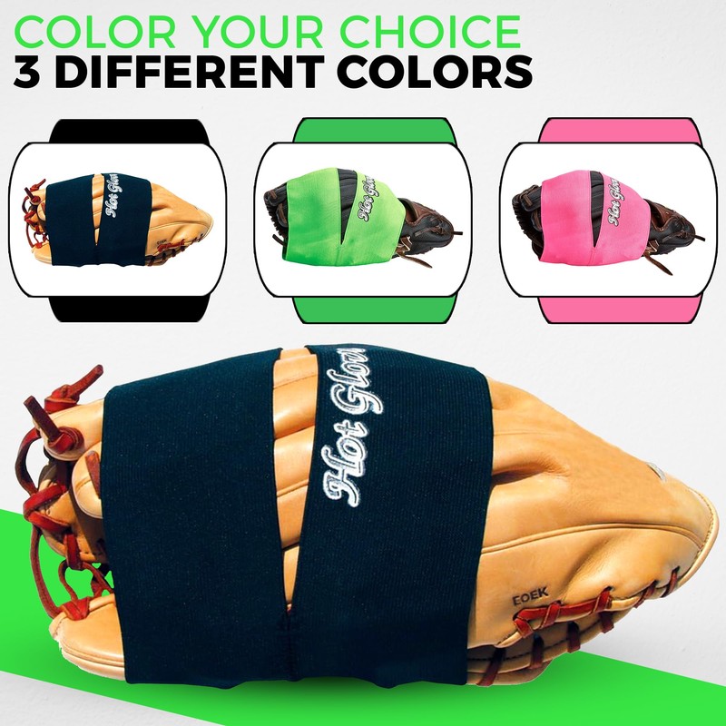 Hot Glove Deluxe Glove Wrap, Lime Green,One Size,119-LG