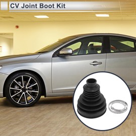 RATCHROLL Inner CV Joint Boot Kit for Volvo S60 2019-2025 for Volvo S90 2017-2024 Strong Durable Constant Velocity Joint Boot No.31437220 W/Clamps Rubber 1 Set