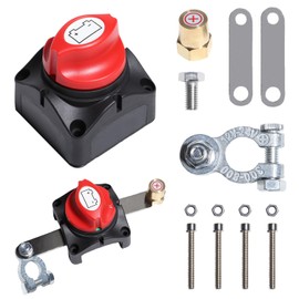shengbowi Battery Disconnect Switch 12V 48V Waterproof Marine Top Post Cut Off Switch Master for Car RV Boat ATV UTV Vehicles