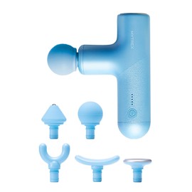 MYTREX マイトレックス REBIVE AIR ブルー 筋膜リリースガン ハンディガン ボディケア フェイスケア 筋肉ほぐし 振動 肩 腰 足 小型 ギフト プレゼント リバイブエア MT-RBA-22BL