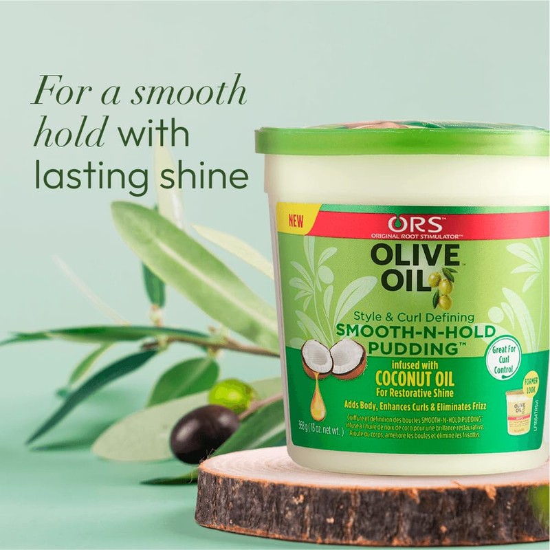 ORS Olive Oil Style and Curl Smooth-N-Hold Pudding 13 oz