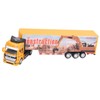 Transport Cart Toy Educational Simulation Alloy Plastic Pull Back Carrier