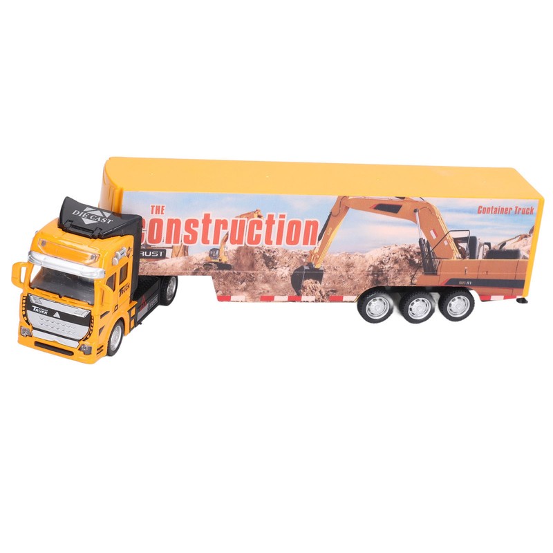 Transport Cart Toy Educational Simulation Alloy Plastic Pull Back Carrier