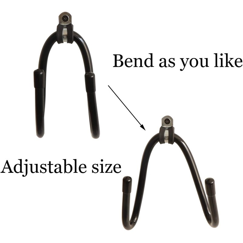 Kesywale Pack of 2 Bow Hanger Wall Mount Adjustable Bows