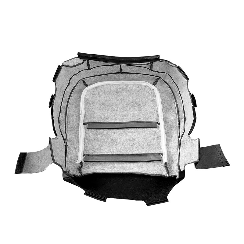 Driver or Passenger Side Bottom Leather Seat Cover Black Compatible