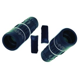 PARENCE - Set of 2 Monocular Binoculars 16x52 with Night Function - Carry Bag & Cleaning Tool - Armoured Lens - Ideal Camping, Fishing, Observation, Concert, Shooting Range / Set of 2