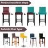 PiccoCasa Chair Cover, Bar Stool Cover, Counter Stool, Elastic Material,