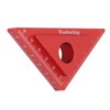 45/90 Degree Aluminum Alloy Angle Ruler High Accuracy DIY Woodworking