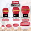 Replacement Lids for Rubbermaid Food Storage Containers - Fits 1/2-Cup