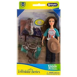 Breyer Freedom Series (Classics) Natalie Cowgirl Doll | 5 Piece Doll and Accessory Set | 1:12 Scale | Model #62025 ,7 inches