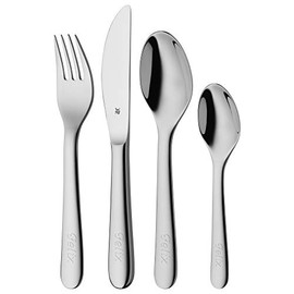 WMF 4-Piece 18/ 10 Stainless Steel Engraved Child's Cutlery Set, Silver