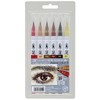 Kuretake Color Pen Brush Pen ZIG Clean Color Real Blush 6 Colors Portrait Color I RB-6000AT/6VE