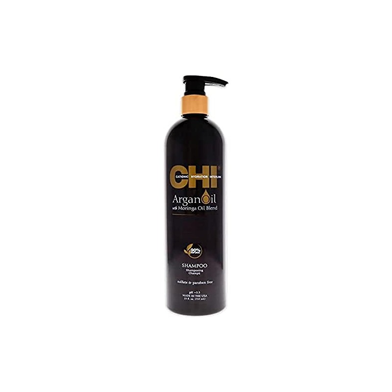 CHI Argan Oil Plus Moringa Oil Shampoo Unisex Shampoo 25