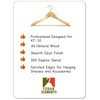Kids hangers (Natural Wood, Children Hangers 4T-10)