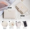 Vulkitty Small Wallet for Women, Trifold Cute Ladies Leather Wallet