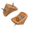 (Pack of 20 pcs) Light Brown Shelf Brackets 24 x