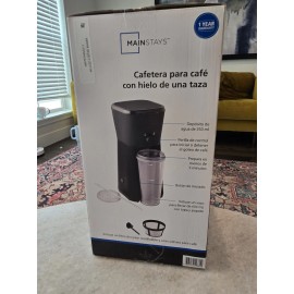 Mainstays 28035441 Iced Coffee Maker with 20 fl oz Reusable Tumbler and Filter