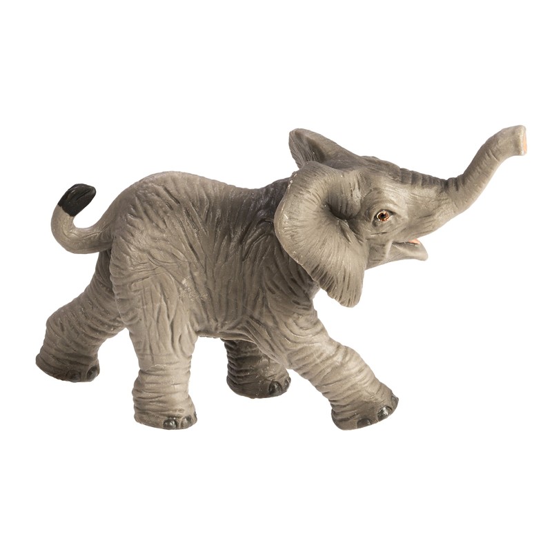 Safari Ltd. African Elephant Baby Figurine - Lifelike 3.5" Model