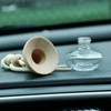 Omana 3 pcs Car Air Freshner Bottle 6ml Refillable Pendant