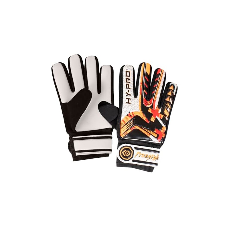 Hy-Pro Freestyle Goalkeeping Gloves | Size 5, Junior, Goalie, Soccer,