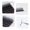 ANNAFRIS Eyelash Extensions, YY 0.07 C, 9-14 mm, Ready-to-Use Fan