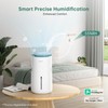Provirtec MistFree Smart Humidifier for Bedroom, Evaporative Humidifier No White