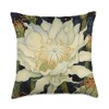 Cereus Night Blooming Cactus Flower Gorgeous Exotic Blooms Throw Pillow