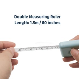 Measuring Tape for Body Measurements,Fabric Tape Measure Body Measuring Tape,Sewing Tape Measure with Key Ring Square Measuring Tape for Sewing(Blue)