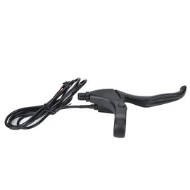 Brake Lever Lightweight Electric Bicycle Brake with Bell Aluminium Alloy (Black)
