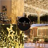 Metal Christmas Lights Gutter Hooks, 50Pcs Metal Decoration Stainless Steel