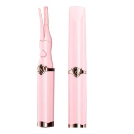 【2025 Best Gifts】Womens Electric Eyelash Curler for Instant Glam, Mini Portable Rechargeable Heated Eyelash Curler, 3 Heat Modes Facial Comfort - Color: Pink