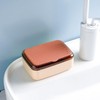 Leakproof Soap Container with Lid, 2Pcs Leakproof Travel Soap Box