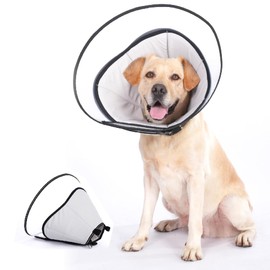 Dog Cone Collar, Pet Cone for Dogs to Stop Licking, Comfy Dog Cones for Large Medium Small Dogs, SoftCones for DogsAfter Surgery,Head Neck Elizabethan Collar