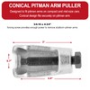 5pcs Front End Service Tool 5-in-1 Ball Joint Separator, Pitman