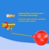 Swamp Cooler Float Valve, 1/4" Brass Float Valve for Evaporative