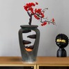 20Inch Tabletop Decorative Flower Vase Style Bonsai Waterfall Humidifier with