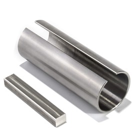 3mirrors Crankshaft Sleeve Adapter for Gas Engine Pulley Crank Shaft Predator Pulley Stainless Steel (1" to 1 1/8" L=3" w/ 1/4 Key)