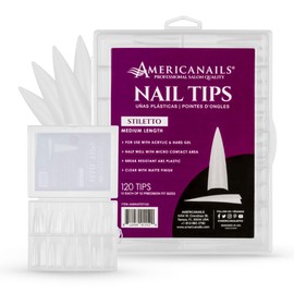 Americanails Nail Tips - Stiletto 120ct