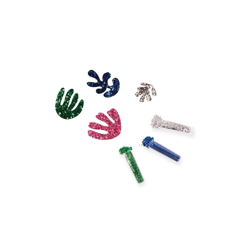 APLI Kids 6 Bottles Metal Glitter Biodegradable Ideal for Costumes