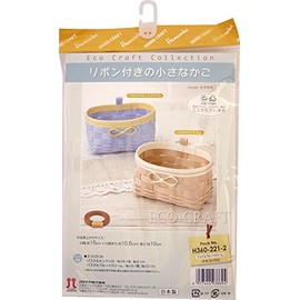 hamanaka ECO Craft Kit Small Hamper with Pastel Blue X Cream H360 – 221 – 2
