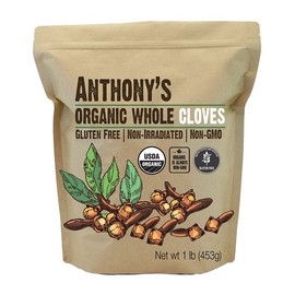Anthony Organic Premium Whole Cloves 453g / Anthony 앤써니 유기농 프리미엄 통 정향 453g