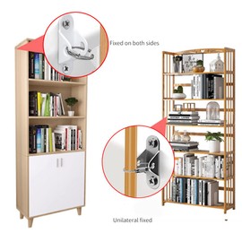 Set of 2, For Furniture Fall Prevention Goods, For Fixing Furniture, Earthquakeproof Hardware, Wire, U-Shaped, Cupboard, Bookshelf, TV, Rack, Earthquake Prevention, Children, Furniture Fall
