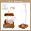 AdLife Ash-Free Hanging Incense Stick Holder Incense Burner Glass Brass